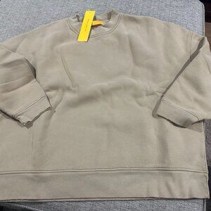YELLOW LABEL CO COZYYY CREW SWEATSHIRT HONEY ONE SIZE